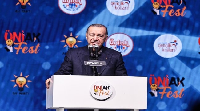 Cumhurbaşkanı Erdoğan, Üniversiteli AK Gençlik Festivali'nde konuştu