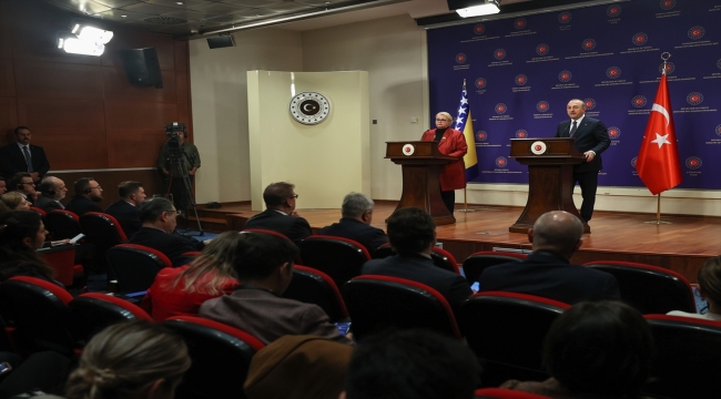 Dışişleri Bakanı Çavuşoğlu, Bosna-Hersekli mevkidaşıyla ortak basın toplantısında konuştu