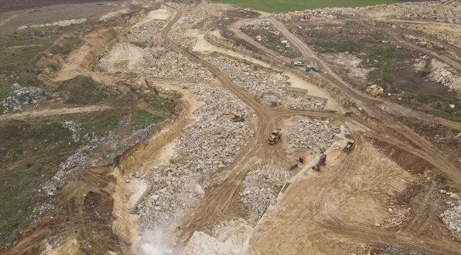 Edirne'de çıkarılan küfeki taşı anıt eserlerin restorasyonunda kullanılıyor