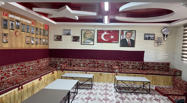 Erzurum'da onarılan atıl bina şehit yakınları ve gaziler için "kültür evi" oldu