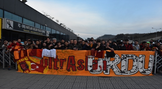 Galatasaray kafilesi, Giresun'a geldi