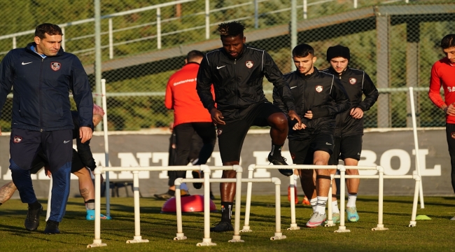 Gaziantep FK, İstanbulspor maçının hazırlıklarını sürdürdü