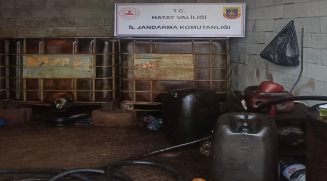 Hatay'da 4 bin litre kaçak akaryakıt ele geçirildi 