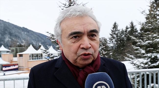 IEA Başkanı Birol, Davos'tan enerji kriziyle ilgili ortak karar çıkmasının oldukça zor olduğunu söyledi