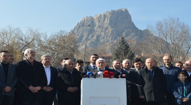 İsveç'te Kur'an-ı Kerim'in yakılması Afyonkarahisar'da protesto edildi