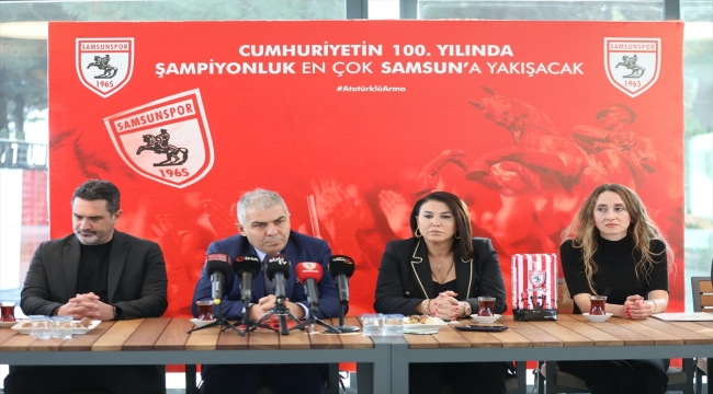 Samsunspor'a ek gelir sağlayacak "Taraftar Çayı"nın tanıtımı yapıldı