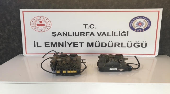 Şanlıurfa'da araçlardan dorse beyni çalan 3 zanlı tutuklandı