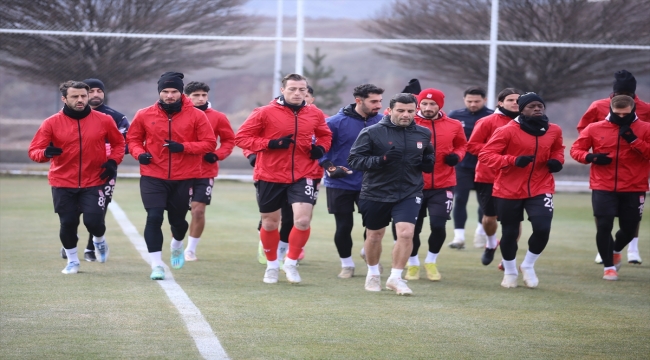 Sivasspor, Teco Karacabey Belediyespor maçı hazırlıklarını sürdürdü 