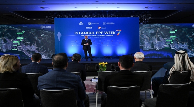 Ulaştırma ve Altyapı Bakanı Karaismailoğlu, İstanbul PPP Week Programı'nda konuştu