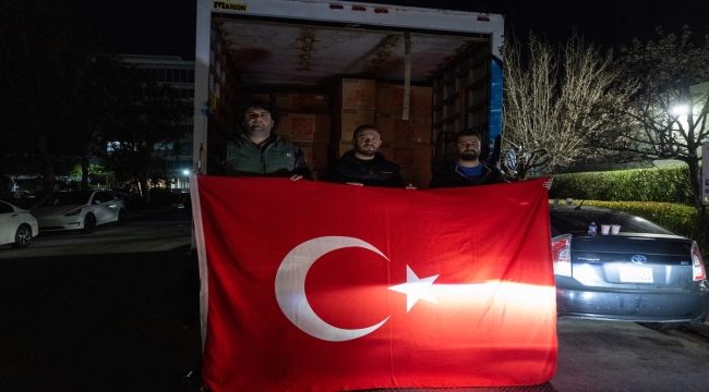 ABD'de deprem bölgesi için yardım toplandı