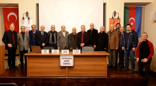 Ahmet Kabaklı, vefatının 22. yılında Türk Edebiyatı Vakfı'nda anıldı