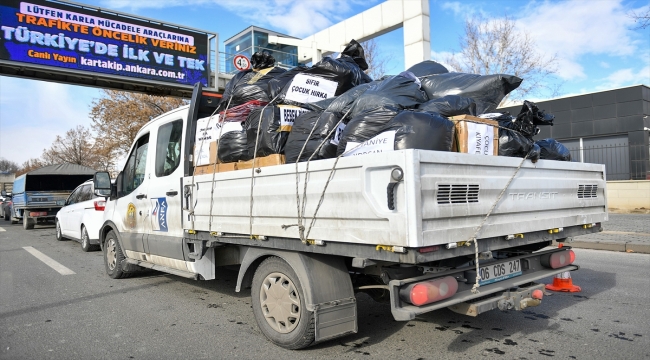 Ankara Büyükşehir Belediyesi 48 araç ve 822 personelini daha deprem bölgesine gönderdi