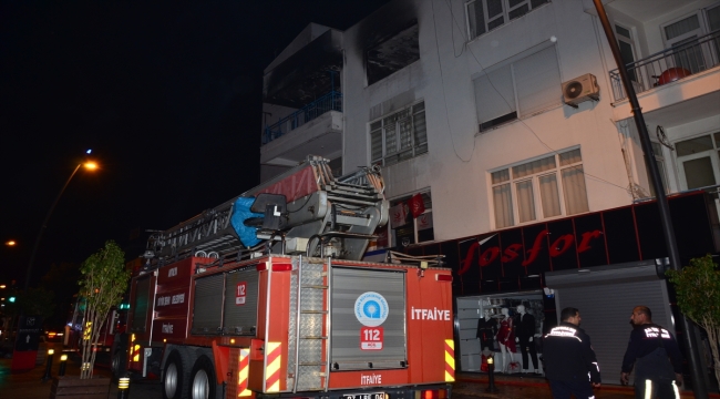 Antalya'da evde çıkan yangın söndürüldü