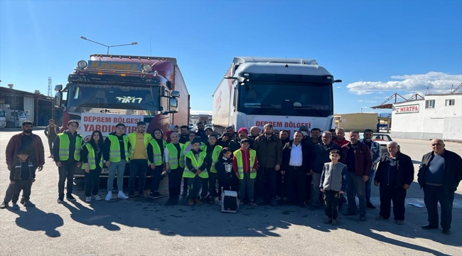 Antalya'dan deprem bölgesine yardımlar sürüyor 