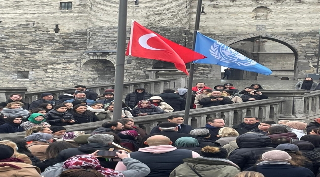 Belçika'da Türkiye ile dayanışma için katedral çanıyla İstiklal Marşı çalındı