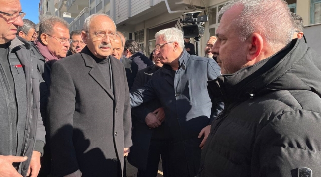 CHP Genel Başkanı Kılıçdaroğlu depremle ilgili Kahramanmaraş'ta açıklamada bulundu