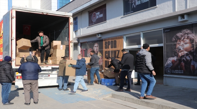 Edirne'ye gelen depremzedeler ihtiyaçlarını sosyal marketten ücretsiz karşılıyor