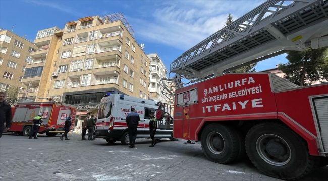 Şanlıurfa'da bir binada doğal gaz nedeniyle patlama oldu