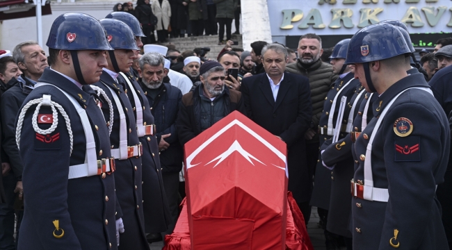 Hatay'da enkaz altında kalarak şehit olan Asteğmen Yunuscan Günay İstanbul'da defnedildi