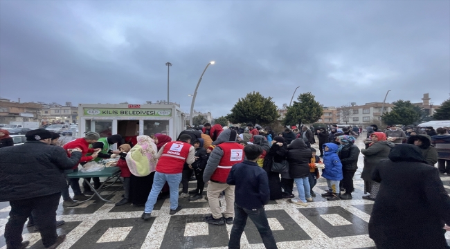 Kilis'te depremzedelere 20 bin kişilik çorba ikramı