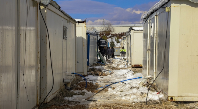 Malatya'da konteyner kent kurma çalışmaları devam ediyor