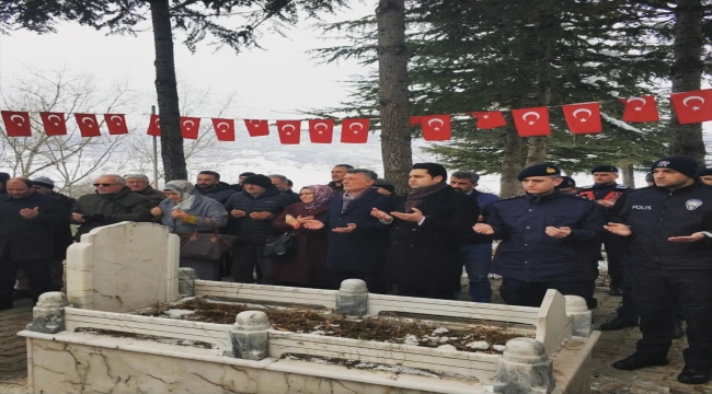 Şampiyon güreşçi Hüseyin Akbaş, Tokat'taki mezarı başında anıldı