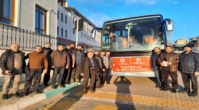 Tekirdağ'dan deprem bölgesine arama kurtarma ekipleri sevk edildi