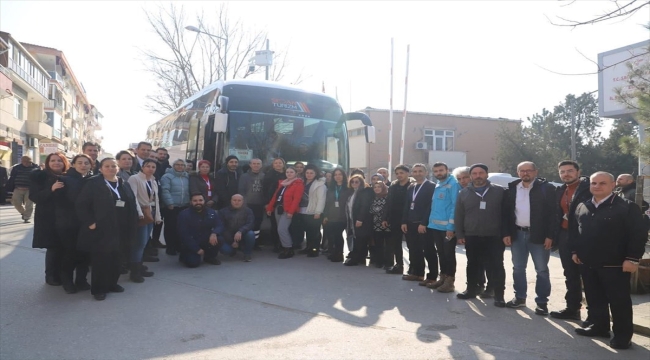 Trakya'dan 106 gönüllü sağlıkçı daha deprem bölgesine gönderildi