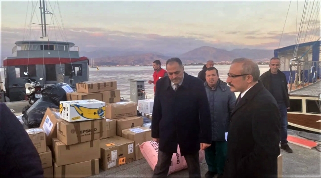 Yunanistan'ın Rodos Adası'ndan ikinci kez depremzedeler için yardım geldi