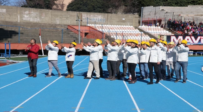 Zonguldak Kömürspor ile Karabük İdman Yurdu, depremzedeler yararına oynanan maçta karşılaştı