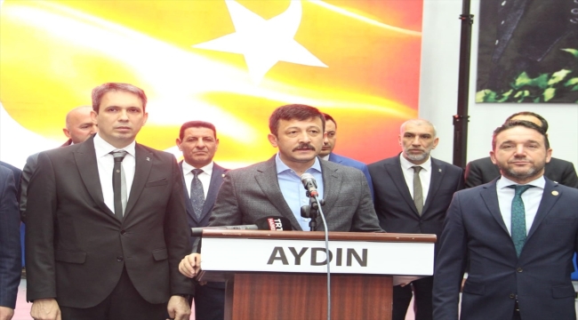 AK Parti'li Dağ, Aydın'da partisinin temayül yoklamasında konuştu