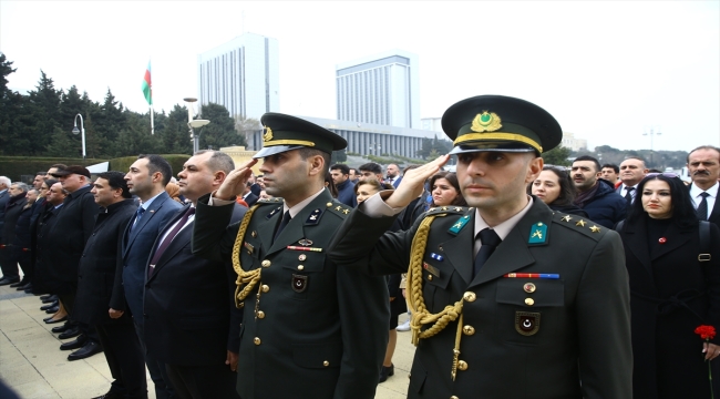 Azerbaycan'da Çanakkale Deniz Zaferi'nin 108. yıl dönümü dolayısıyla tören düzenlendi