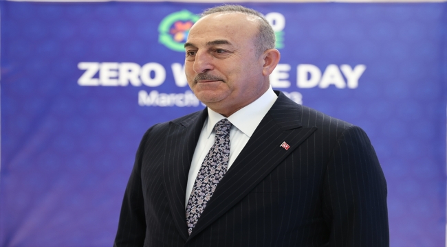 Bakan Çavuşoğlu: "Türkiye'de başarılı olan Sıfır Atık Girişimi dünyada da başarılı olacak"