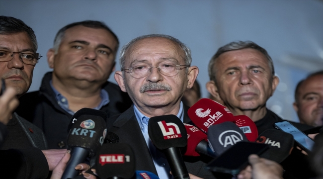 CHP Genel Başkanı Kılıçdaroğlu, Kahramanmaraş'ta STK temsilcileriyle buluştu