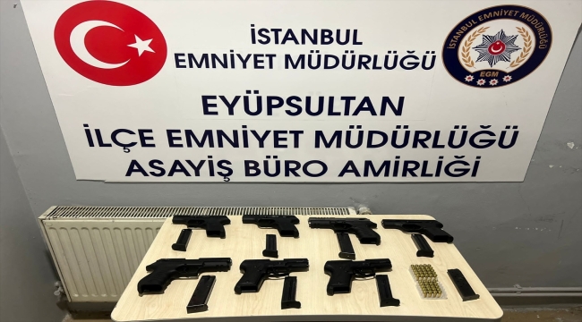 Eyüpsultan'da ruhsatsız silah operasyonunda 1 kişi tutuklandı