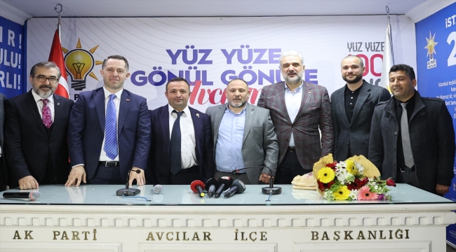 Gelecek Partisi Avcılar İlçe Başkanı Şahin, istifa ederek AK Parti'ye katıldı