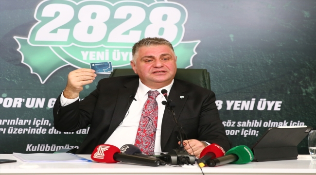 Giresunspor Kulübü Başkanı Yamak, transfer yasağını değerlendirdi: