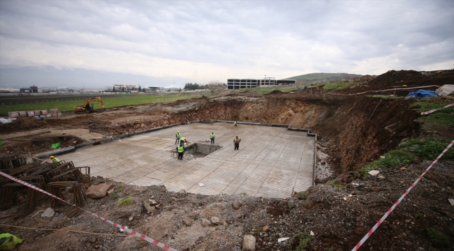 Kahramanmaraş'ta 628 kalıcı konutun yapımına devam ediliyor