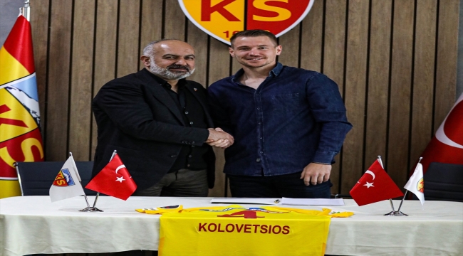 Kayserispor, Kolovetsios'un sözleşmesini 2 yıl uzattı