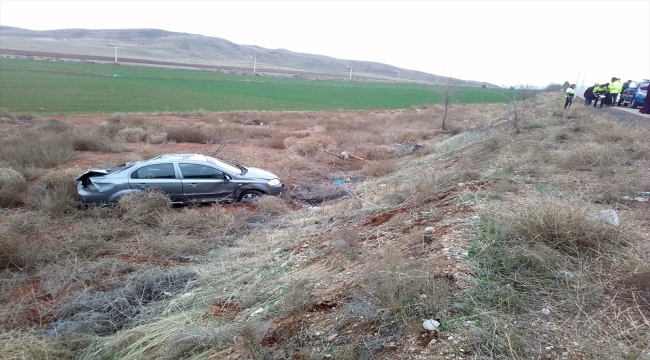 Kırıkkale'de şarampole devrilen otomobilin sürücüsü öldü