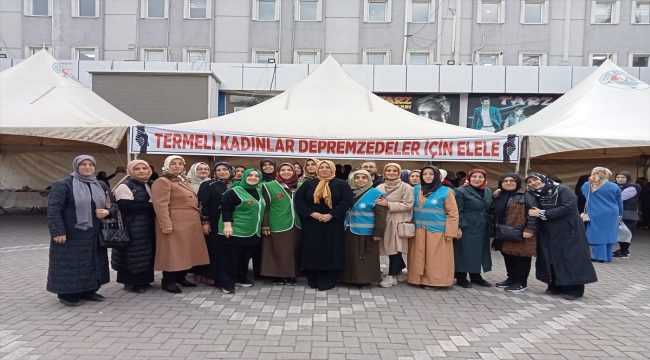 Samsunlu kadınlar konteyner bağışında bulunabilmek için kermes düzenledi