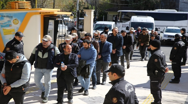 Şanlıurfa'daki terör örgütü PKK/KCK operasyonunda 24 şüpheli adliyeye sevk edildi