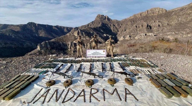 Şırnak'ta terör örgütüne ait mühimmat bulundu