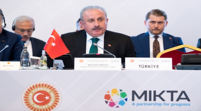 TBMM Başkanı Şentop, MIKTA 8. Parlamento Başkanları Konferansı 2 ve 3. oturumlarında konuştu