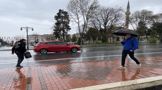 Tekirdağ'da sağanak etkili oldu 