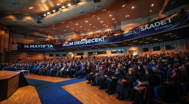 Temel Karamollaoğlu, Saadet Partisi Genişletilmiş İstanbul İl Divanı'nda konuştu