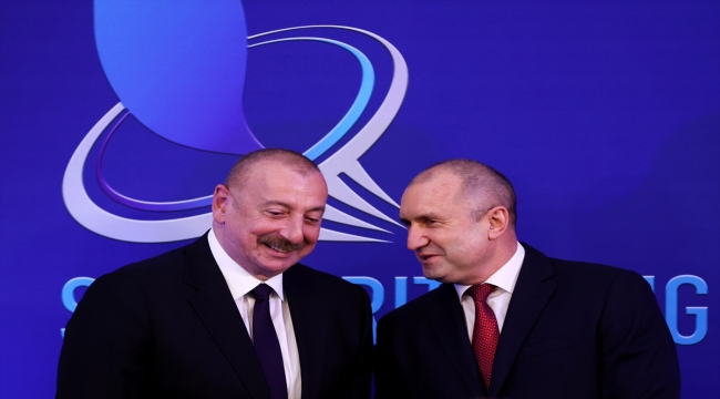 Aliyev, Bulgaristan'da doğal gaz aktarım şirketleri arasında varılan mutabakatın imza törenine katıldı