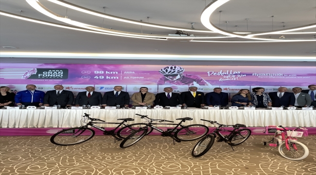 Antalya'da Akra Gran Fondo bisiklet yarışı heyecanı