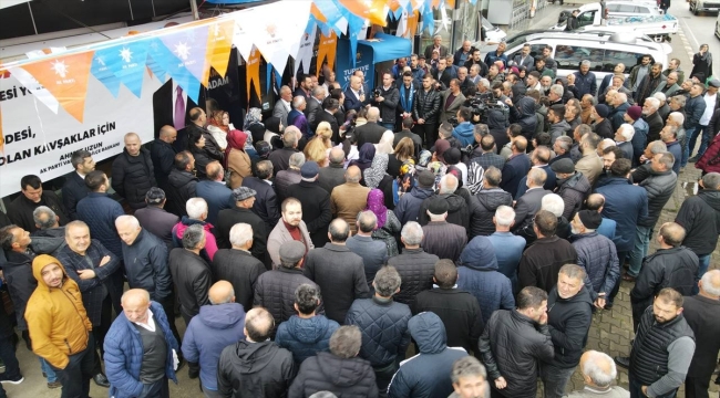 Bakan Karaismailoğlu, Vakfıkebir Seçim Koordinasyon Merkezi'nin açılışına katıldı