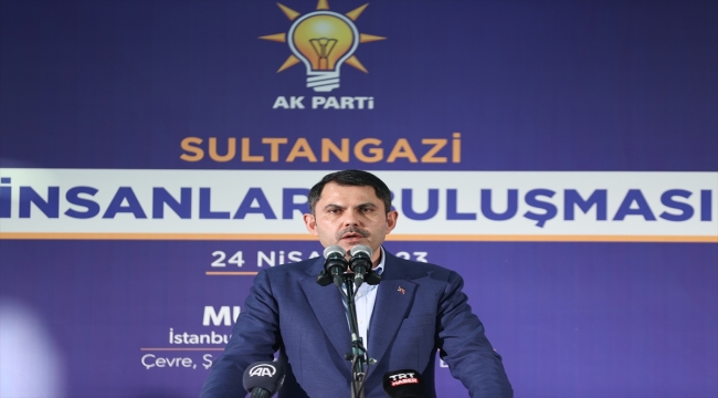 Bakan Kurum, Sultangazi İş İnsanları Buluşması'nda konuştu